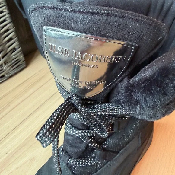 Ilse Jacobsen Black Winter Boots - Picture 5 of 11